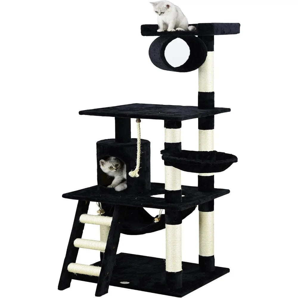 Hign-concerned Cat Tree With Scratching Post Indoor Cats