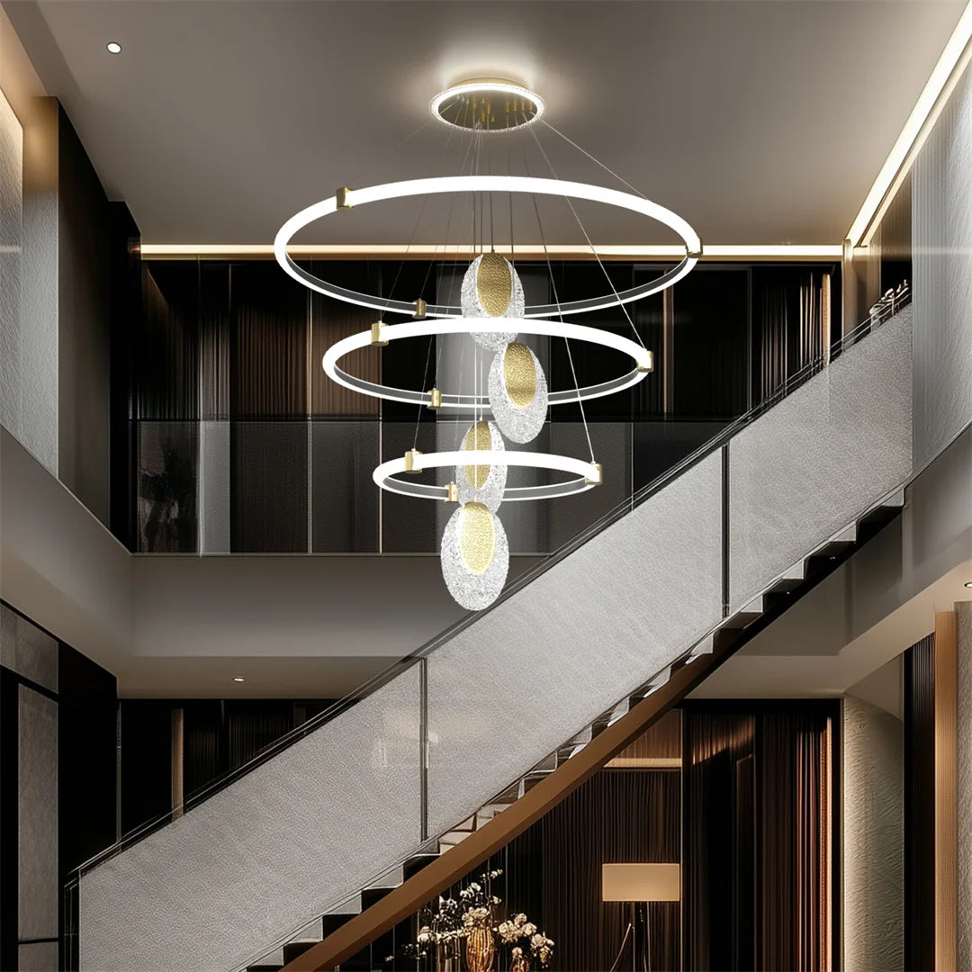 Vrygle LUVODI Three Layer LED Ceiling Chandelier