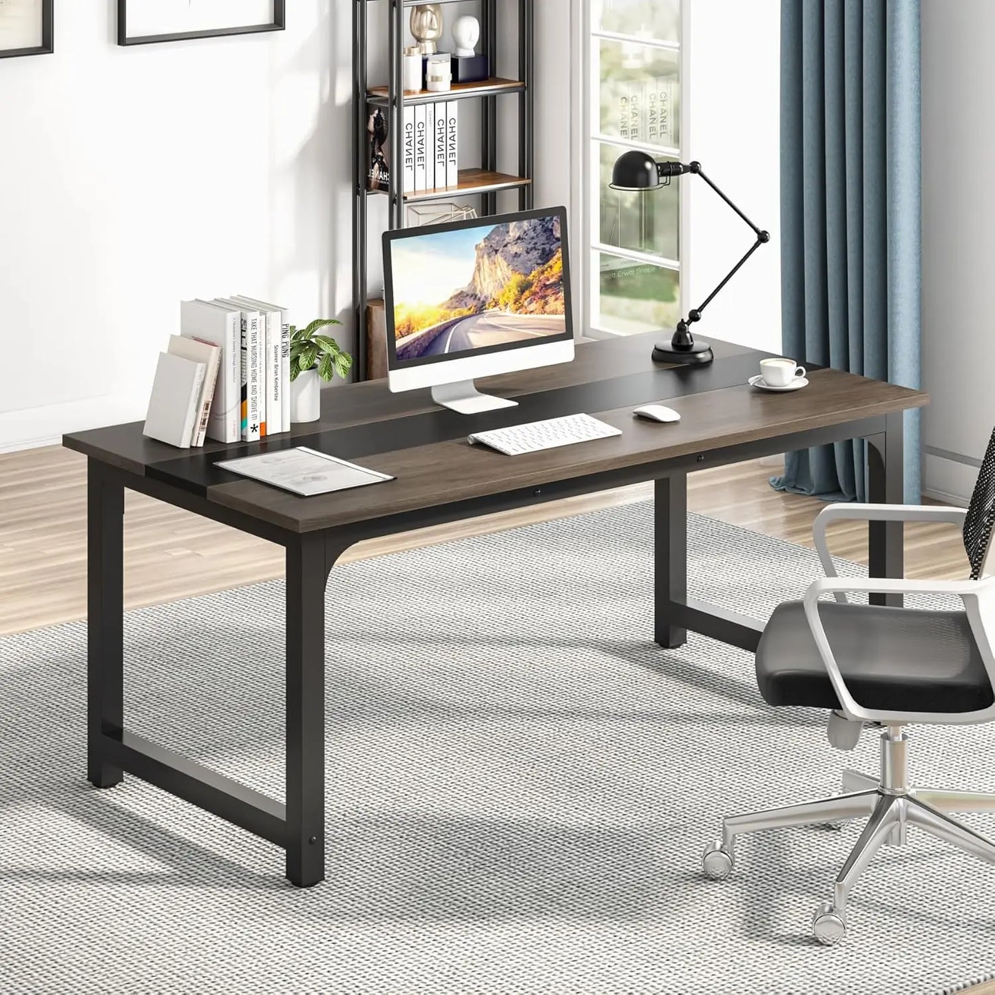 LITTLE TREE Executive Desk For Modern Home Office Workspace