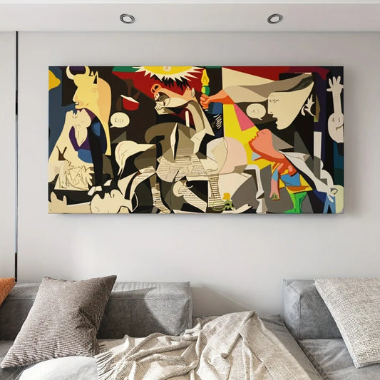 Hign-concerned Abstract Canvas Wall Art Poster Vintage Style