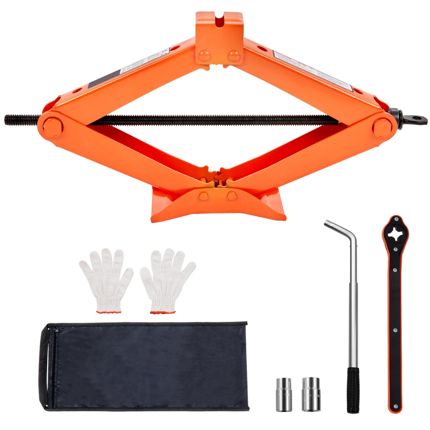 SucceBuy Scissor Jack 2.5 Ton Lift For Cars SUVs Portable