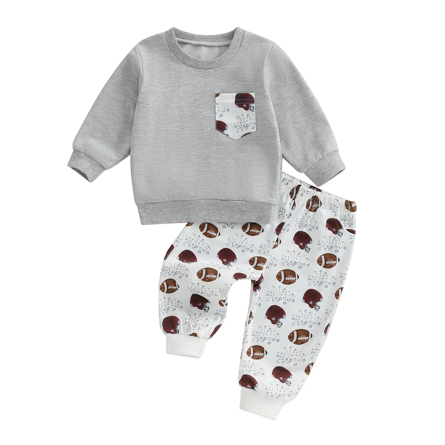 Baby Boy Camouflage Hooded Sweatshirt And Pants 2 Piece Set