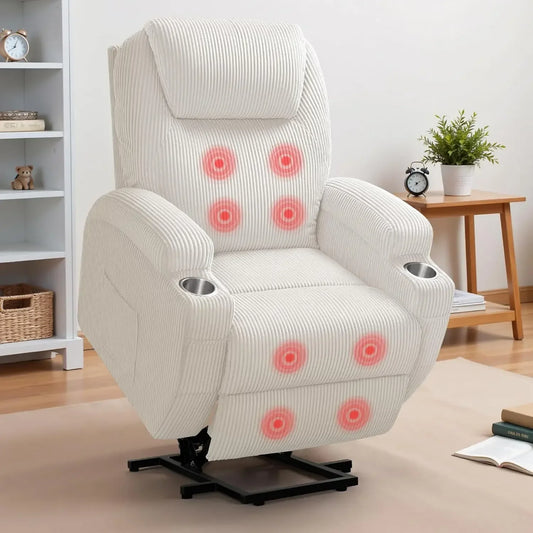 XMSJH Power Lift Recliner Chair With Massage For Elderly