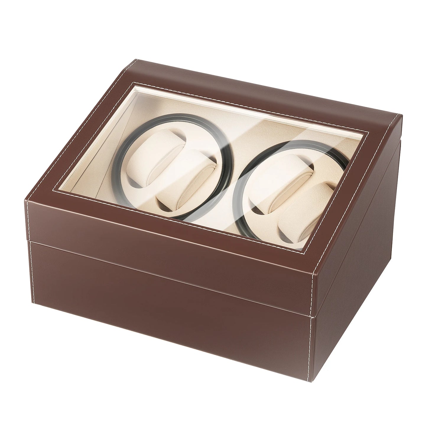 Watch Winder Automatic Rotation Velvet Display Box