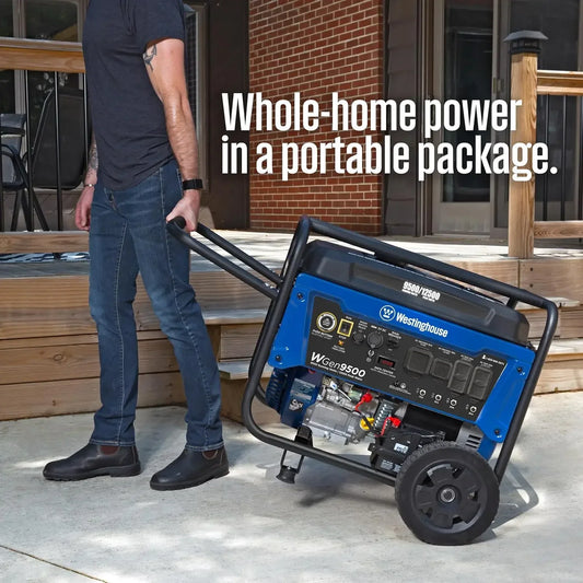XMSJ Outdoor Power Equipment 12500 Watt Portable Generator With Remote Start