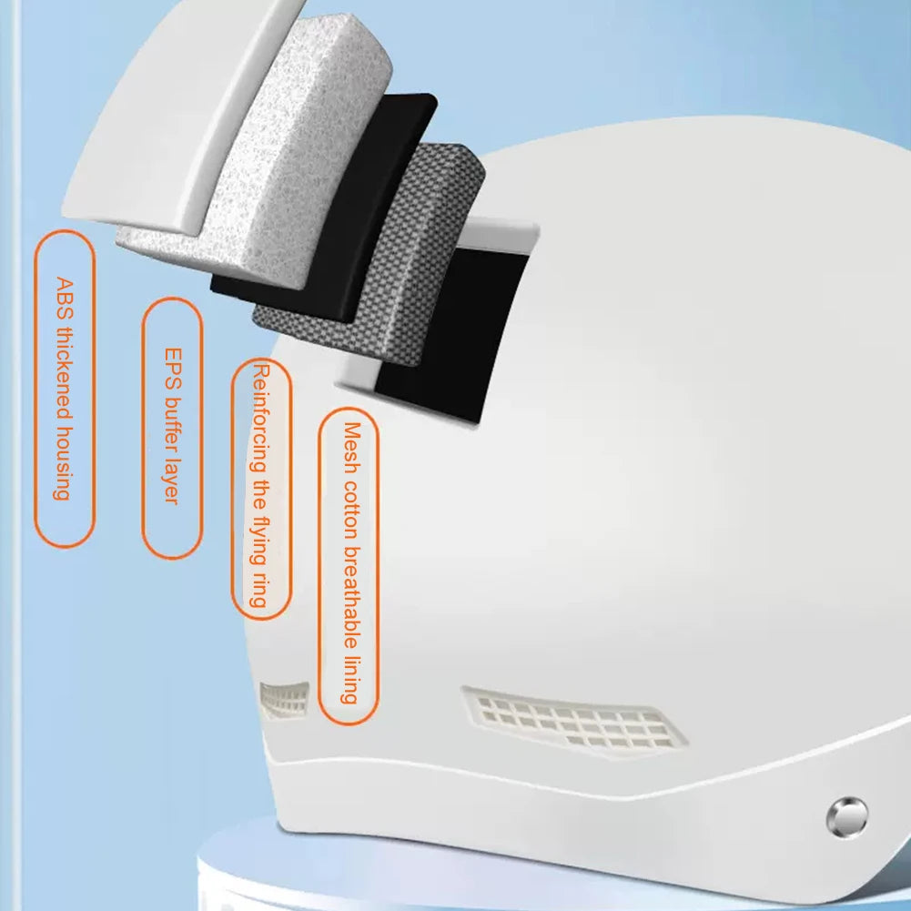 Alloet Electric Bike Helmet Lightweight Adjustable Cycling Safety Helmet