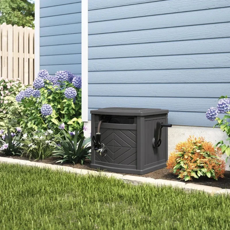 Suncast Hose Hideaway Hose Reel For Outdoor Garden Use