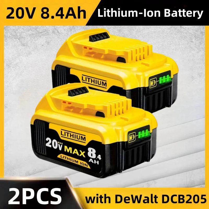 Hign-concerned 8.4Ah Replacement Battery for DeWalt 20V DCB Series
