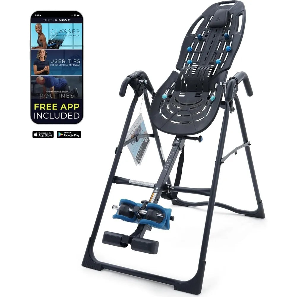 EP-560 Inversion Table With Accessories For Back Pain Relief 300 Lb Capacity