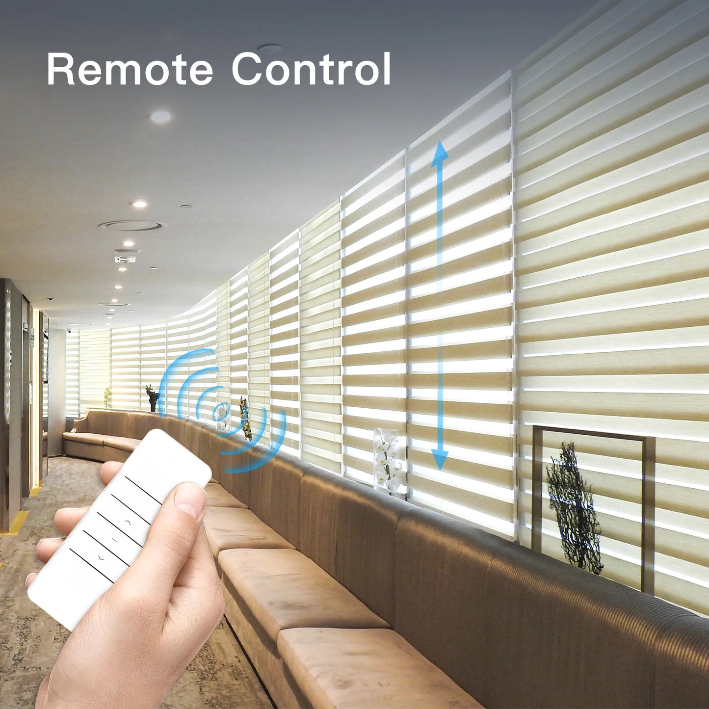 MOES Tuya WiFi Smart Motorized Chain Roller Blinds Kit RF