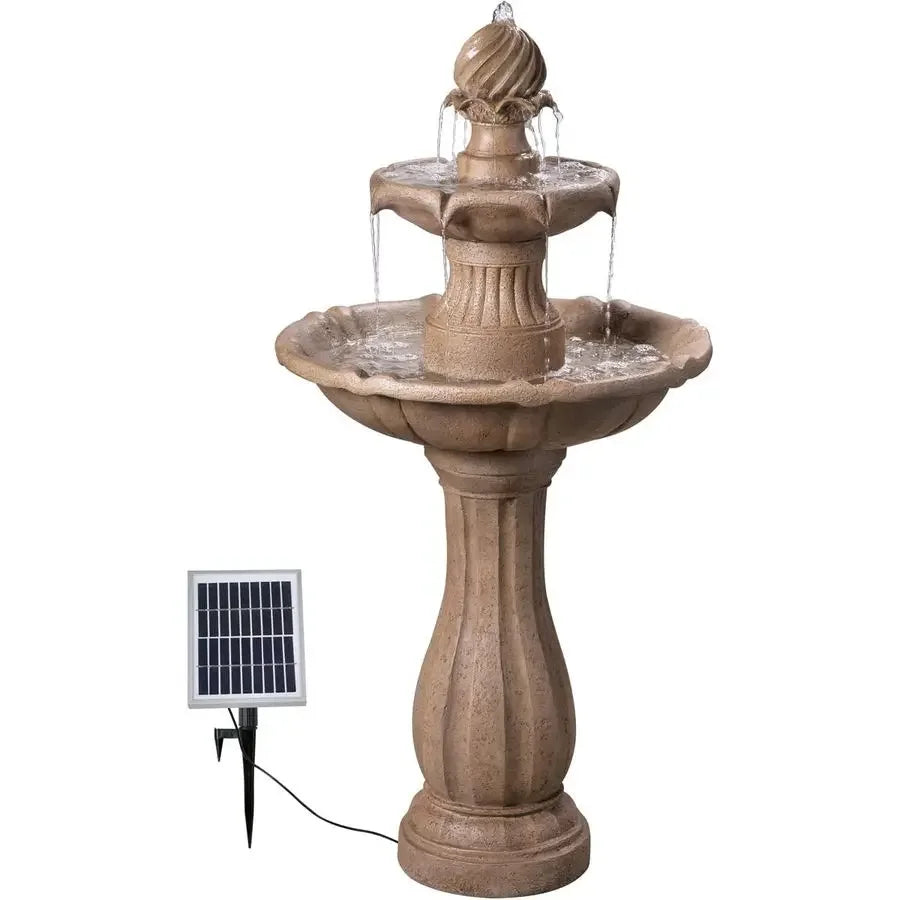XMSJ Frost Outdoor Solar Floor Fountain Traditional Style