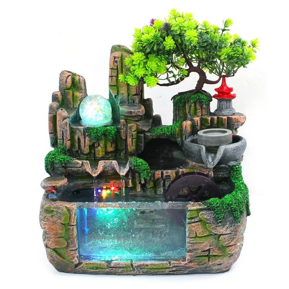 Hign-Concerned Resin Tabletop Fountain Exquisite Gift