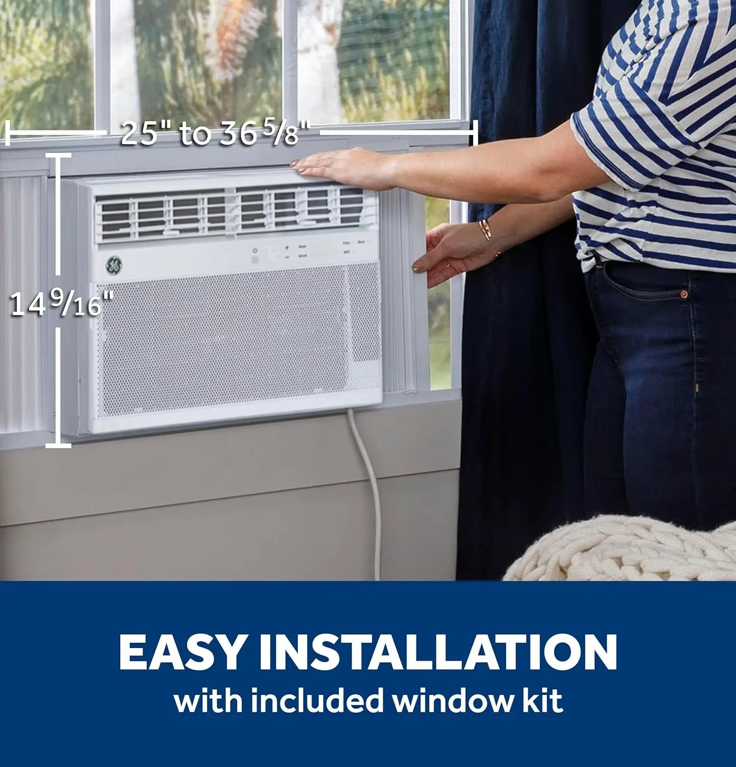 XMSJ WiFi Enabled Air Conditioner 12000 BTU 550 Sq Ft