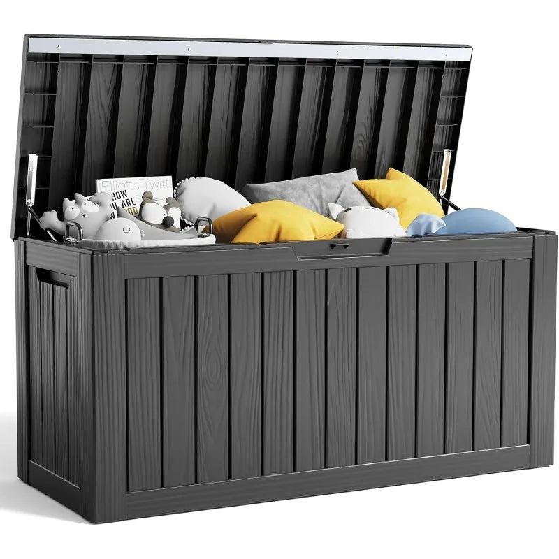 Hign-concerned Resin Deck Box Lockable Outdoor Storage