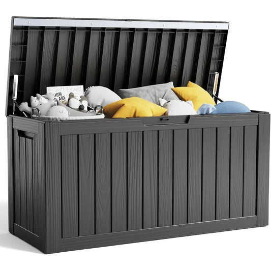 Hign-concerned Resin Deck Box Lockable Outdoor Storage
