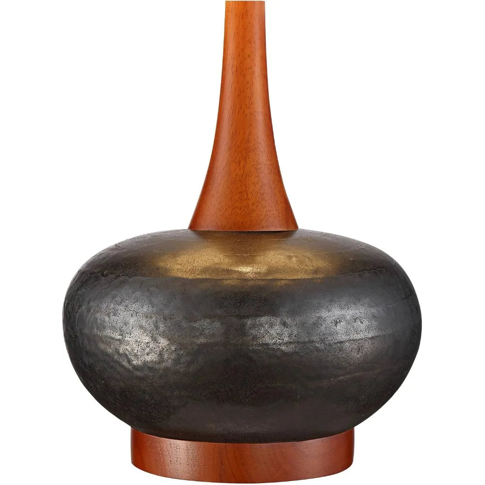 Hign Concerned Andi Hammered Mid Century Modern Table Lamp