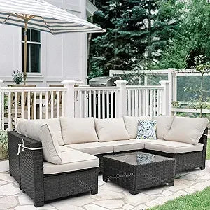 Outdoor Patio Furniture Set 3 Piece With Table And Chairs