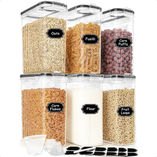 Hign-Concerned Cereal Storage Containers Set Airtight
