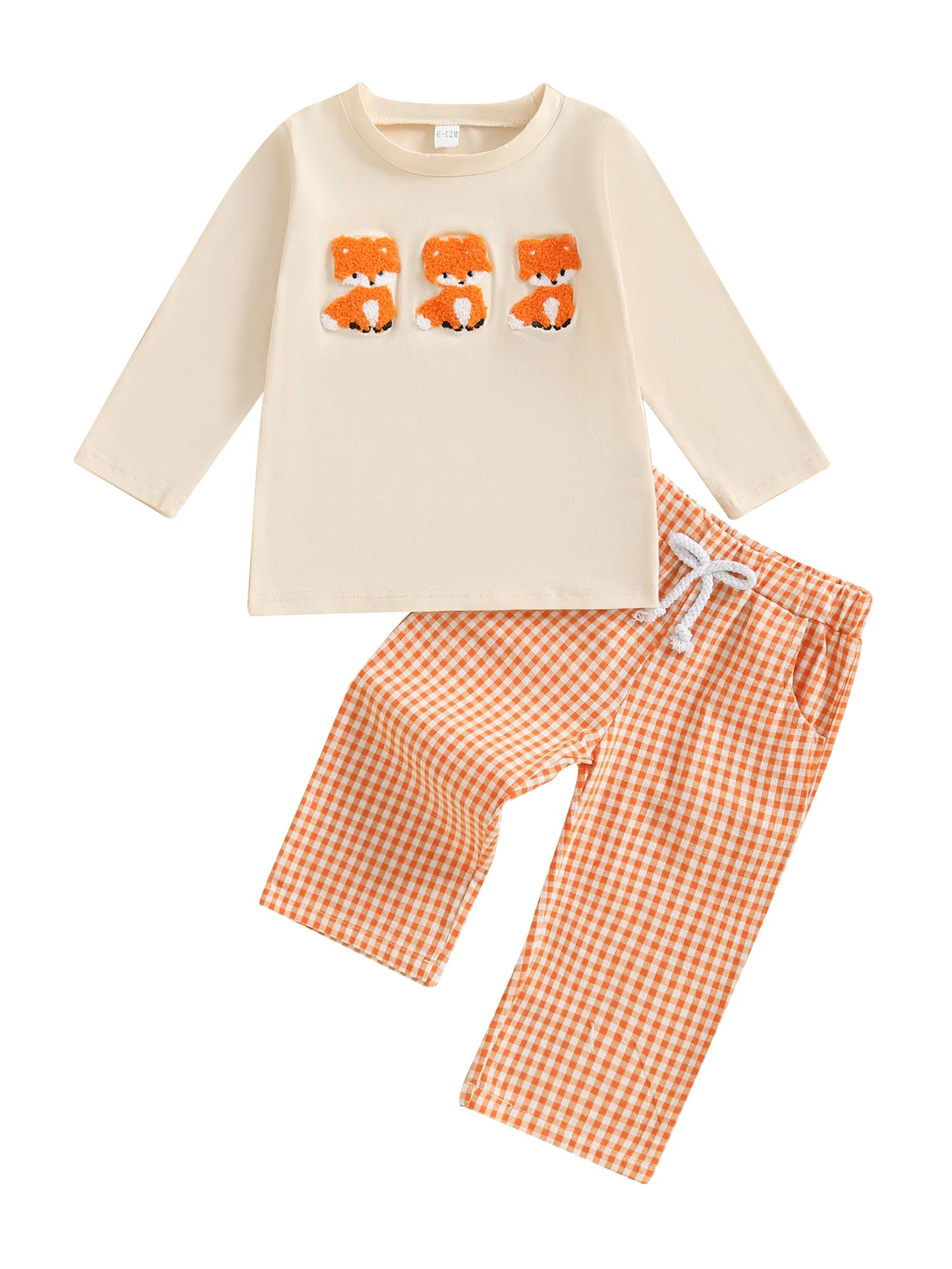 Unisex Baby Winter 2 Piece Bear Print Hooded Sweatshirt Set