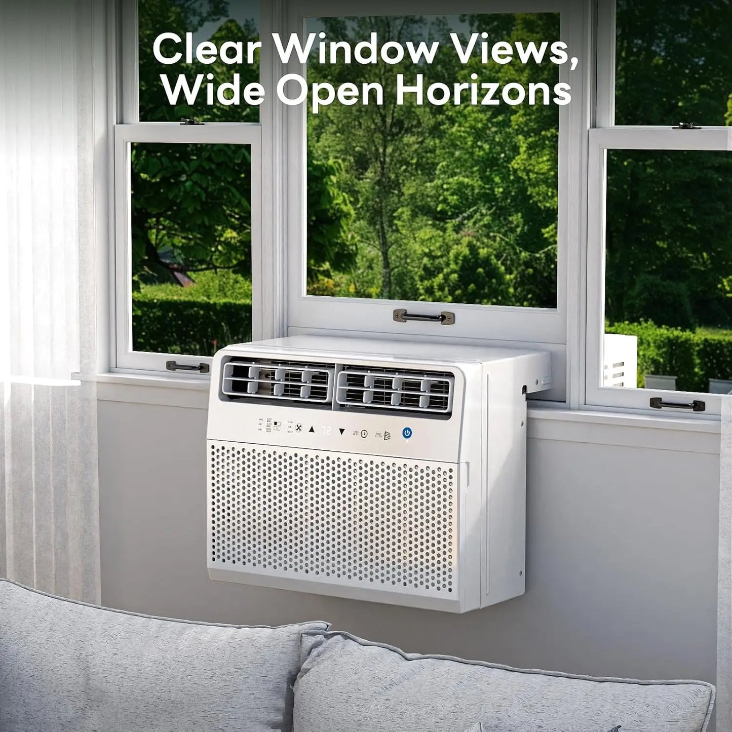 XMSJ 6-In-1 U-Shaped Window Air Conditioner