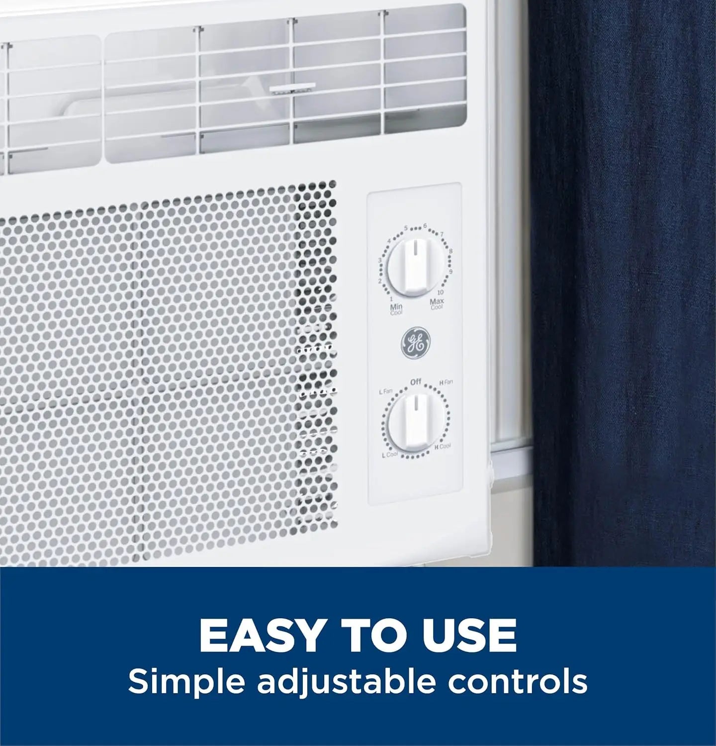 XMSJ Window Air Conditioner Unit for Small Rooms Energy Efficient