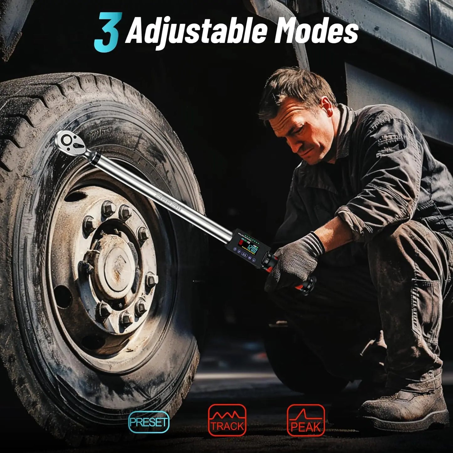 Seesii Digital Torque Wrench 340 Nm With Three Modes