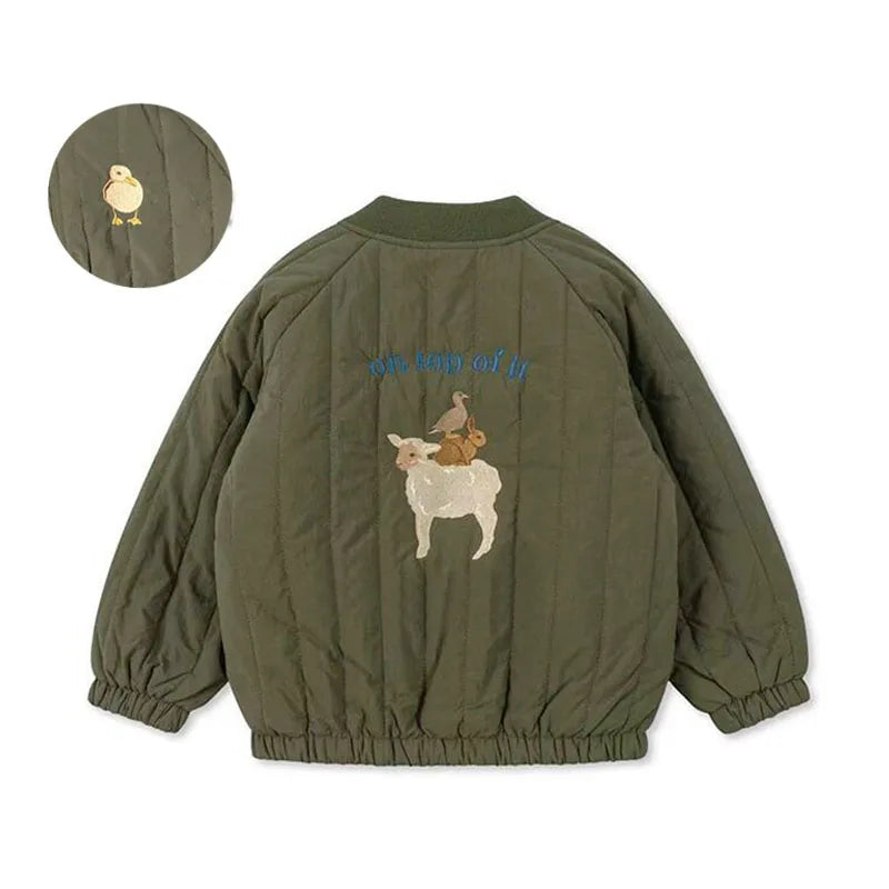 HiPapaCN Kids Warm Thickened Down Cotton Jacket Outerwear
