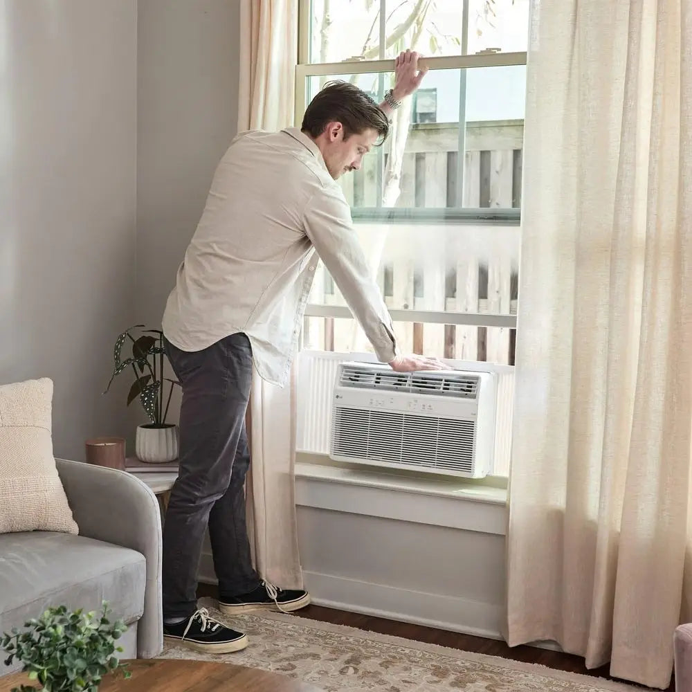 Window Air Conditioner 115V Remote Control 3 Speed Auto Restart