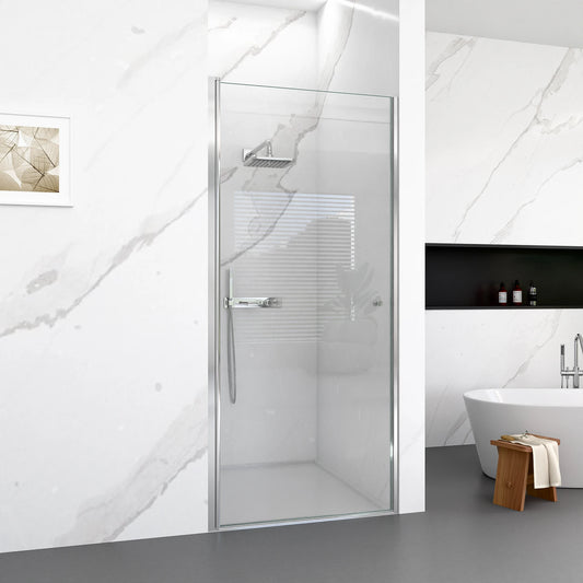 Sh.Kl Frameless Shower Door Chrome Finish Pivot Glass Door