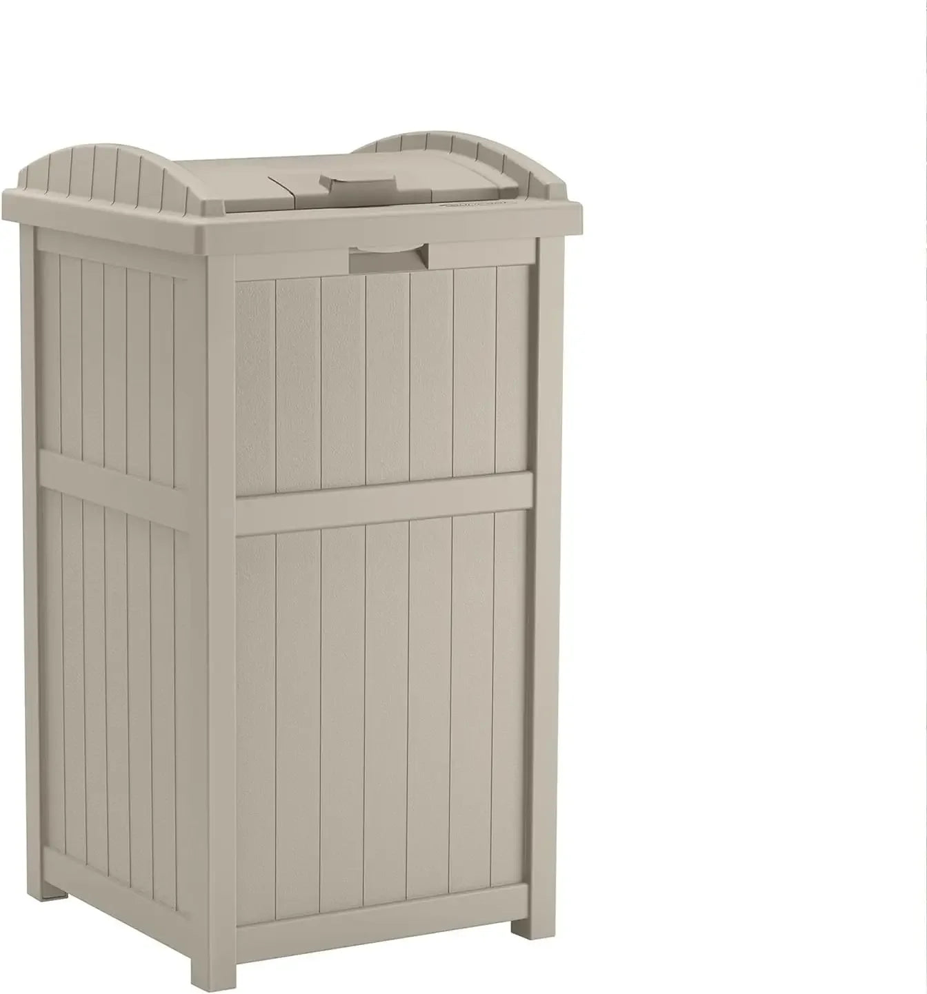 Outdoor Waste Bin Hideaway Container With Latching Lid