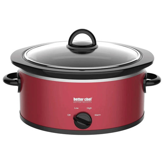 Iosn Oval Slow Cooker With Removable Stoneware Crock