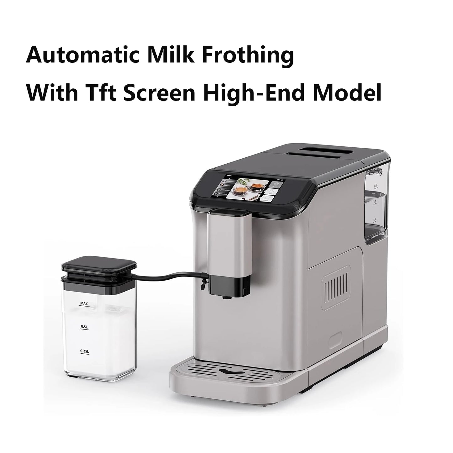 Adoolla 20 Bar Touch Screen Espresso Machine With Grinder