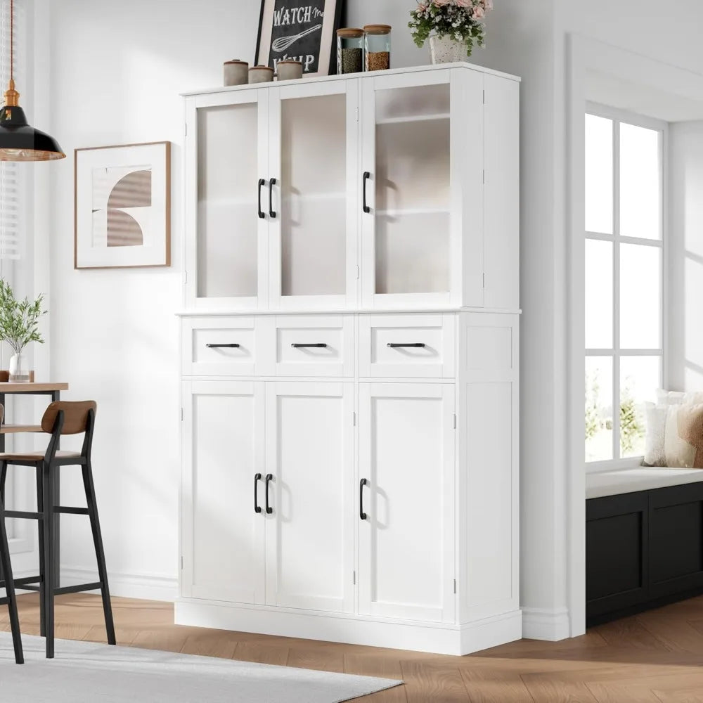 DAFIFY Kitchen Pantry Cabinet With Adjustable Shelves