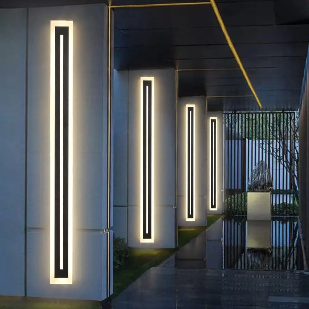 Outdoor Long Strip Modern LED Wall Light Sconce IP67