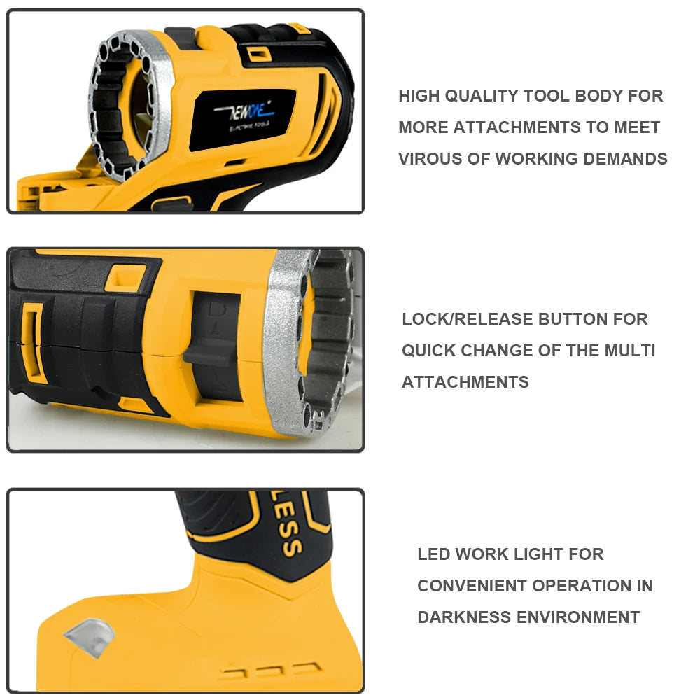 Hign-concerned 18V Brushless Multifunction Tool 12 In 1 Kit