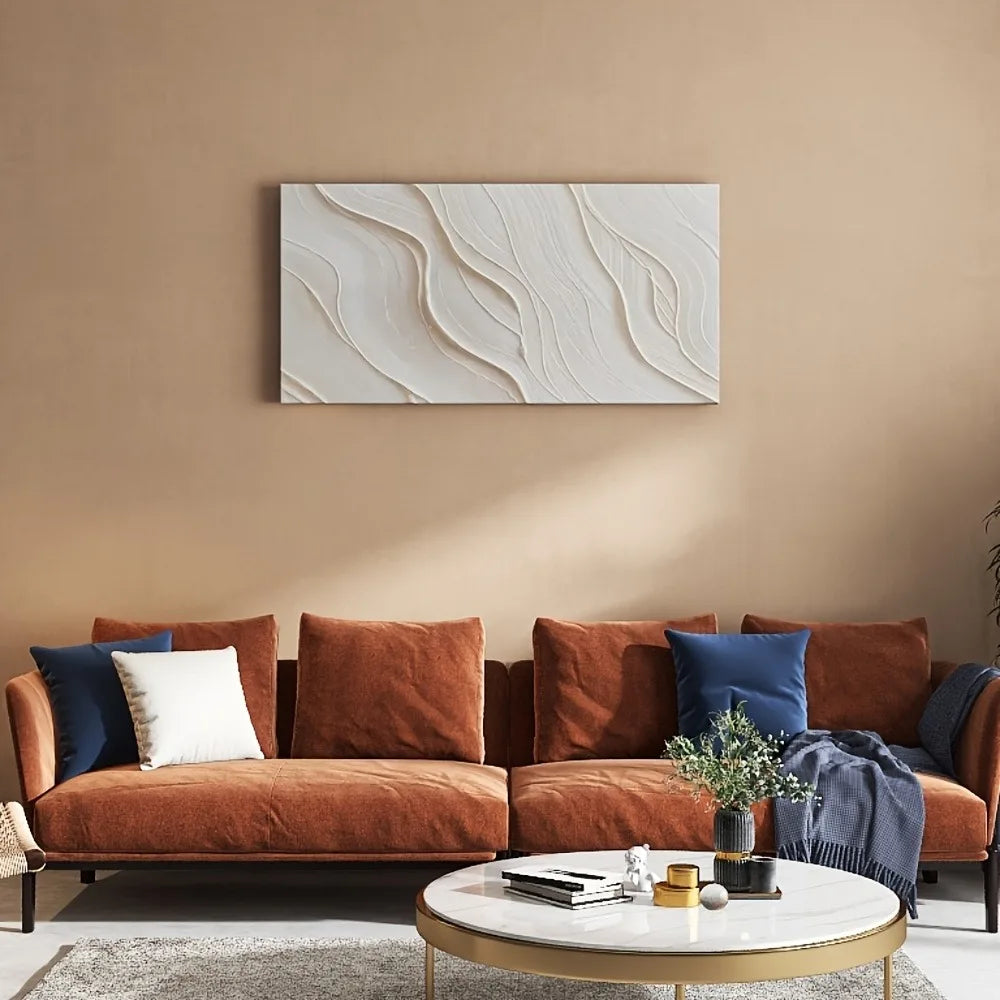 Hign-concerned Modern Abstract Pine Wood Frame Art Canvas