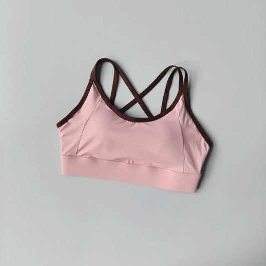 Womens Shock-Absorbing Running Yoga Tank Top With Integrated Bras