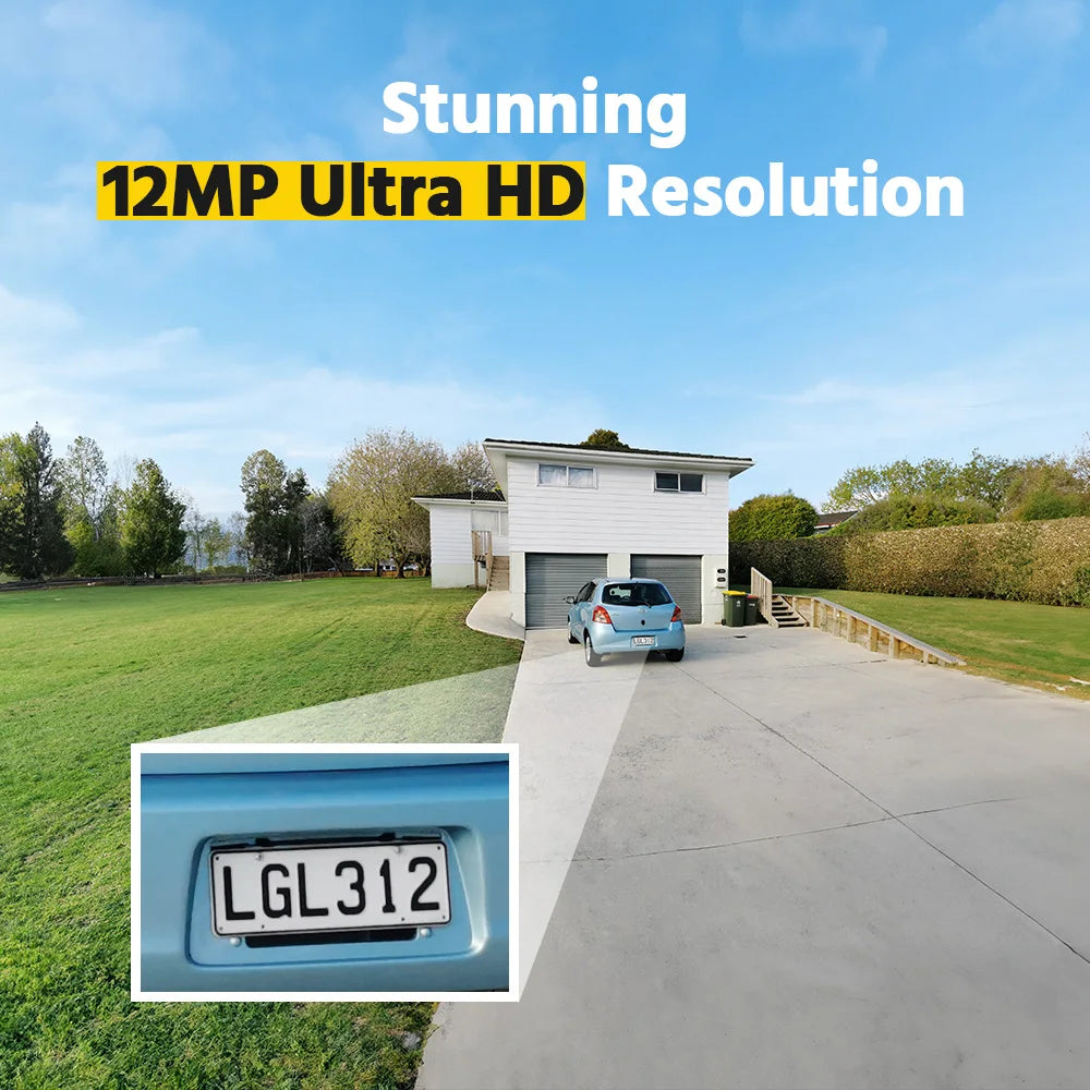 ANNKE 8Channel 12MP PoE NVR Network Video Recorder Solution