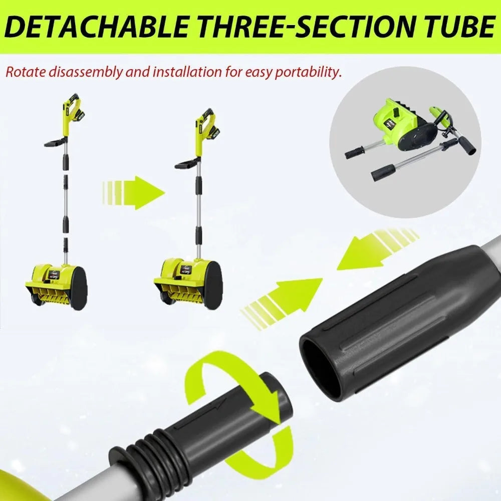 Brushless Cordless Snow Shovel 40V Battery Powered Snow Blower