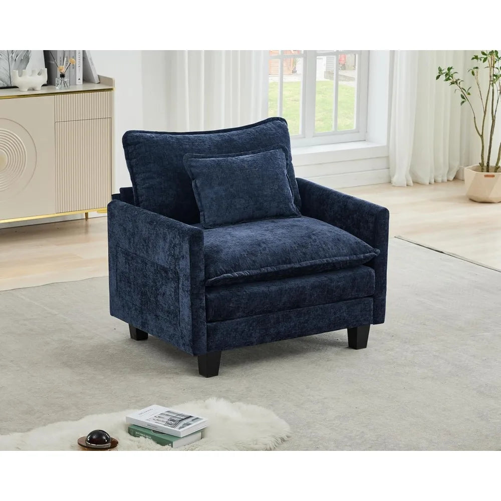 Modular Sectional Sofa Sleeper For Living Room Chenille