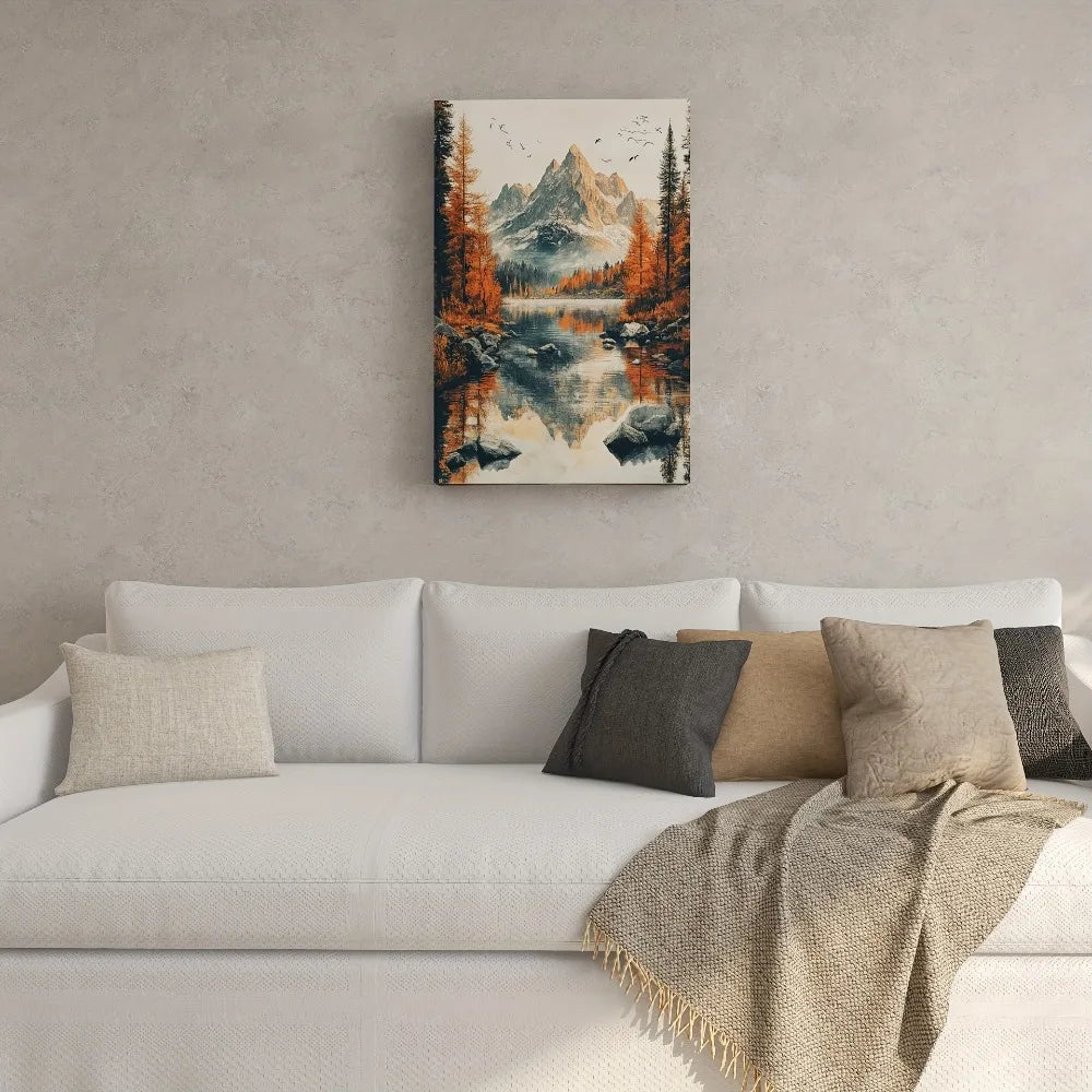 Hign Concerned Autumn Landscape Fantasy Painting Decor