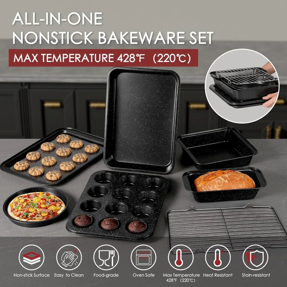 Iosn Pots And Pans Set Nonstick 31 Piece Cookware Bundle