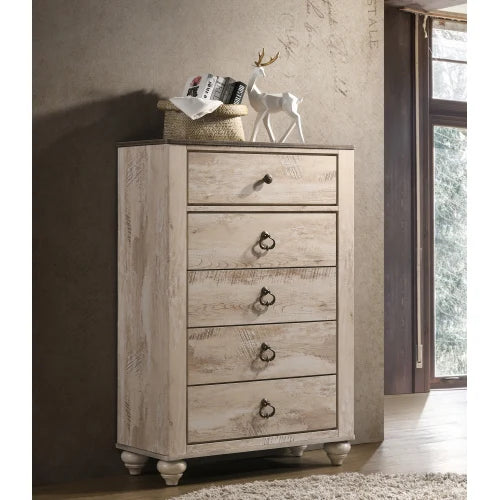 Imerland Contemporary Bedroom Set Dresser Mirror Chest