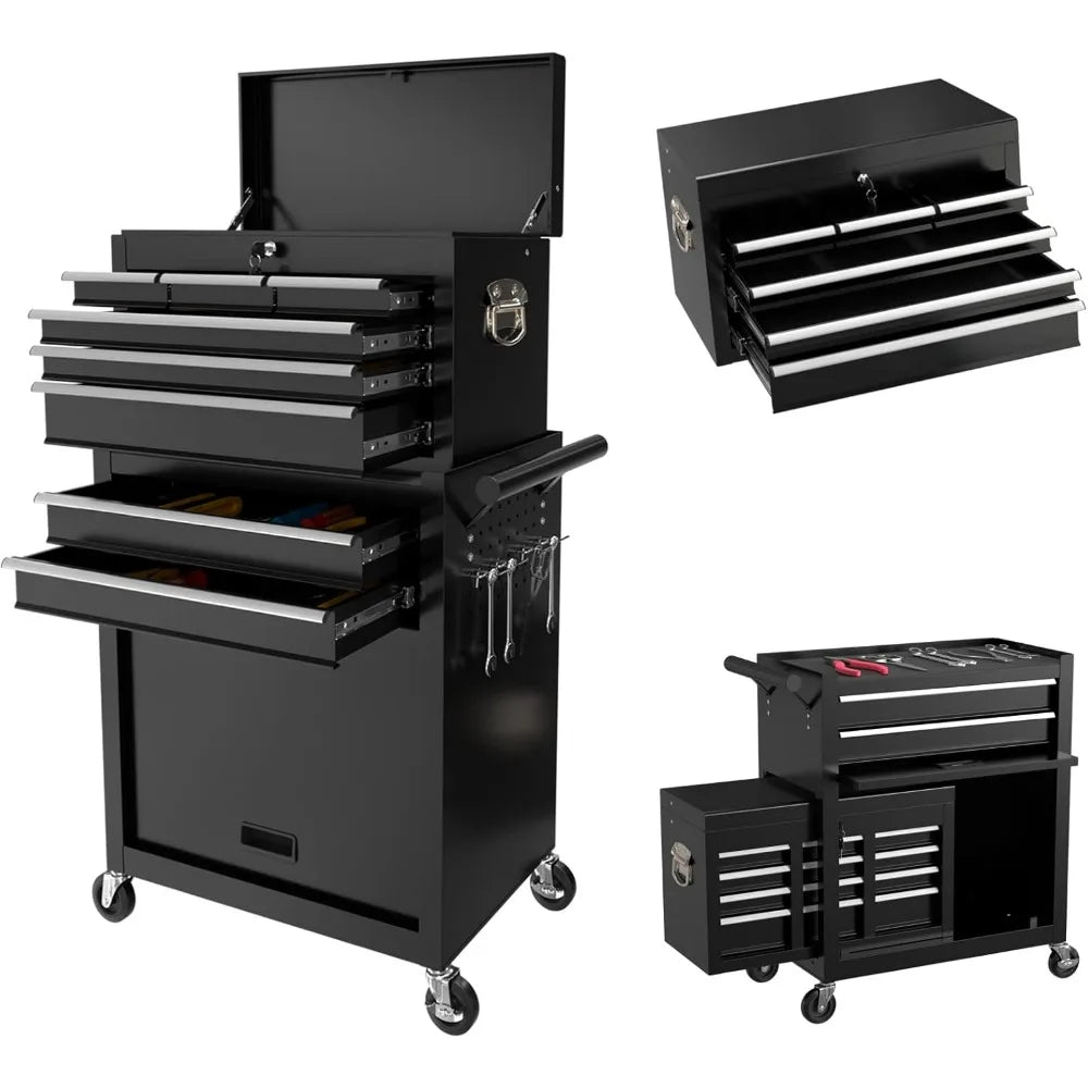 High Concerned Chemical 8 Drawer Rolling Chest with Wheels