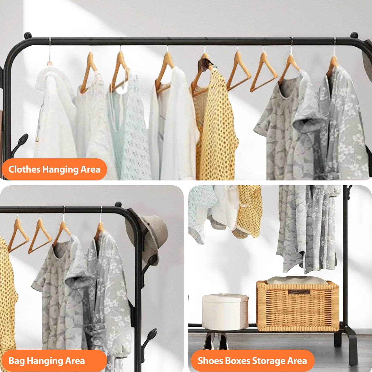 Hign-concerned Clothing Rack For Hanging Clothes Organizer