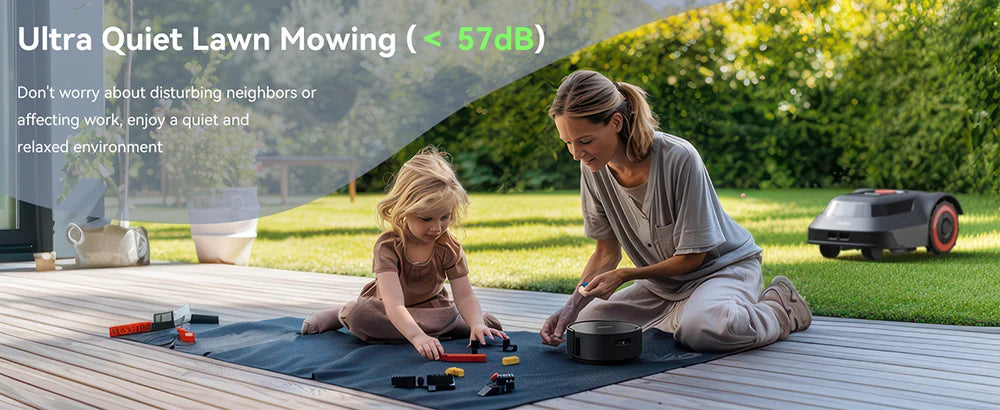 Redkey C TOF Robot Lawn Mower MGC1000 Automatic Charging