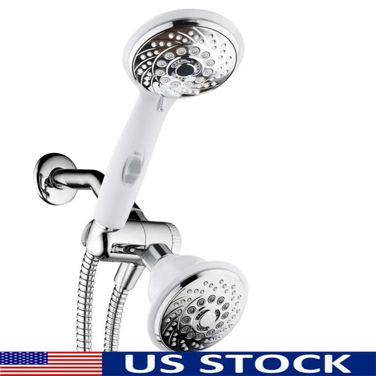 XMSJ Luxury Shower Head Handheld Dual Function 30 Settings