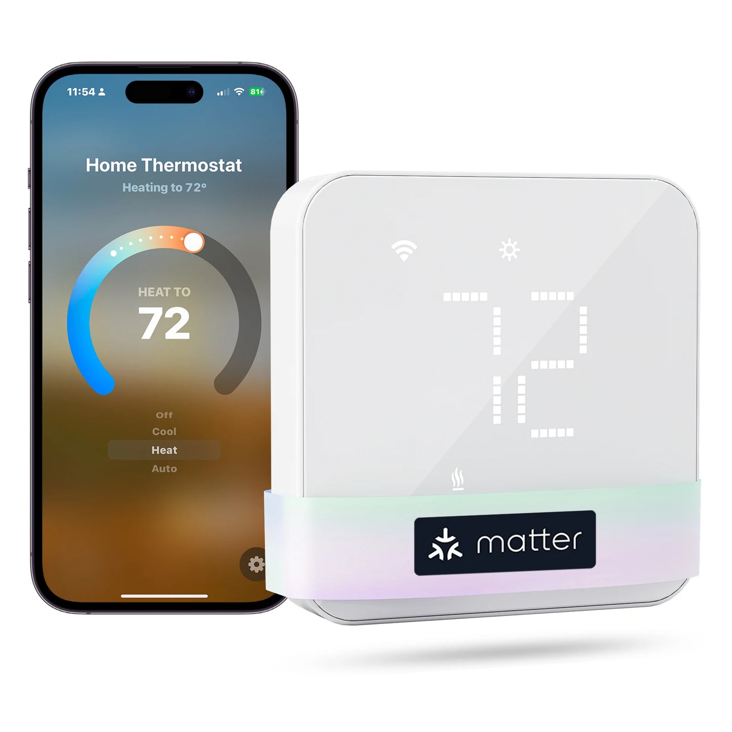 Meross Matter Smart Thermostat For US WiFi With Alexa HomeKit