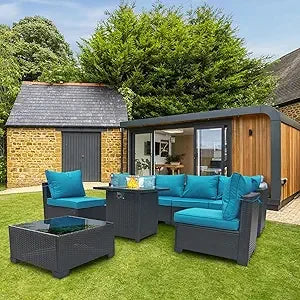 Outdoor Patio Furniture Set 3 Piece With Table And Chairs