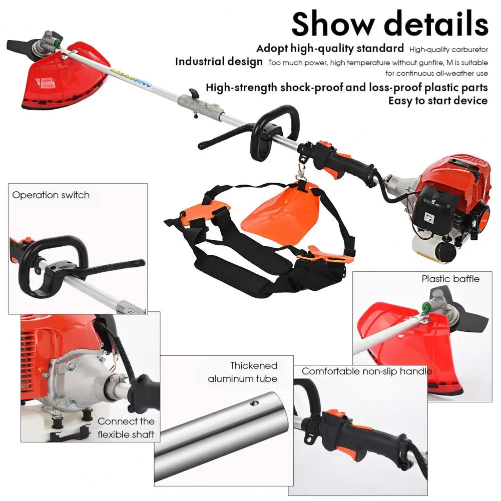 Petrol 3 In 1 Hedge Trimmer Chainsaw Brush Cutter Guard